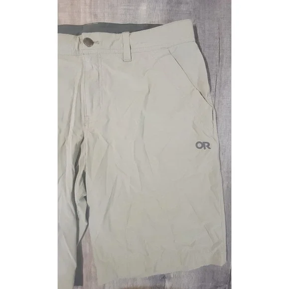 Outdoor Research M Ferrosi Mens 33 10" Inseam Hiking Performance Beige Shorts - Picture 2 of 16